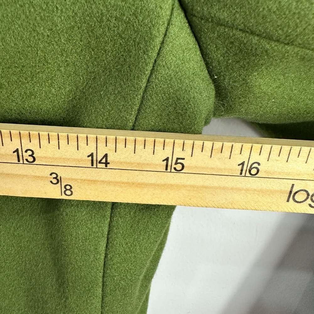 Banana Republic Womens Wool Peacoat XS Green Mod Old Money Quiet Luxury Career‎ - Picture 4 of 5